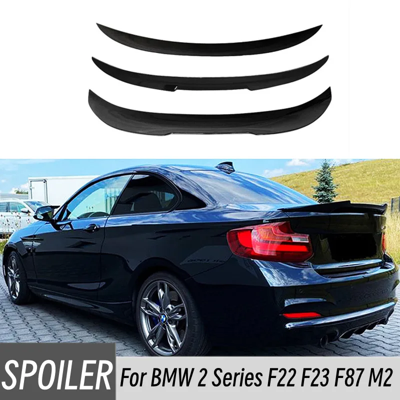 

For BMW 2 Series F22 F23 F87 M2 M235i M240i 218i 220i 228i M4 MP PSM Style Rear Trunk Lid Car Spoiler Wings Tuning Accessories