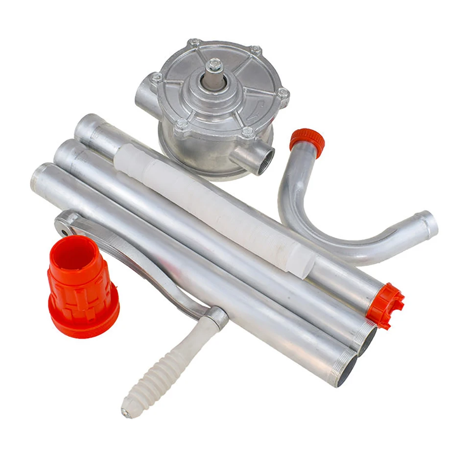 Pompe à Huile Manuelle Ausla Pour Fût De 200L - Alliage D'Aluminium Robuste - 29 L/min - Parfaite Pour Essence, Fioul, Lubrifiant Et Huile De Cuisson