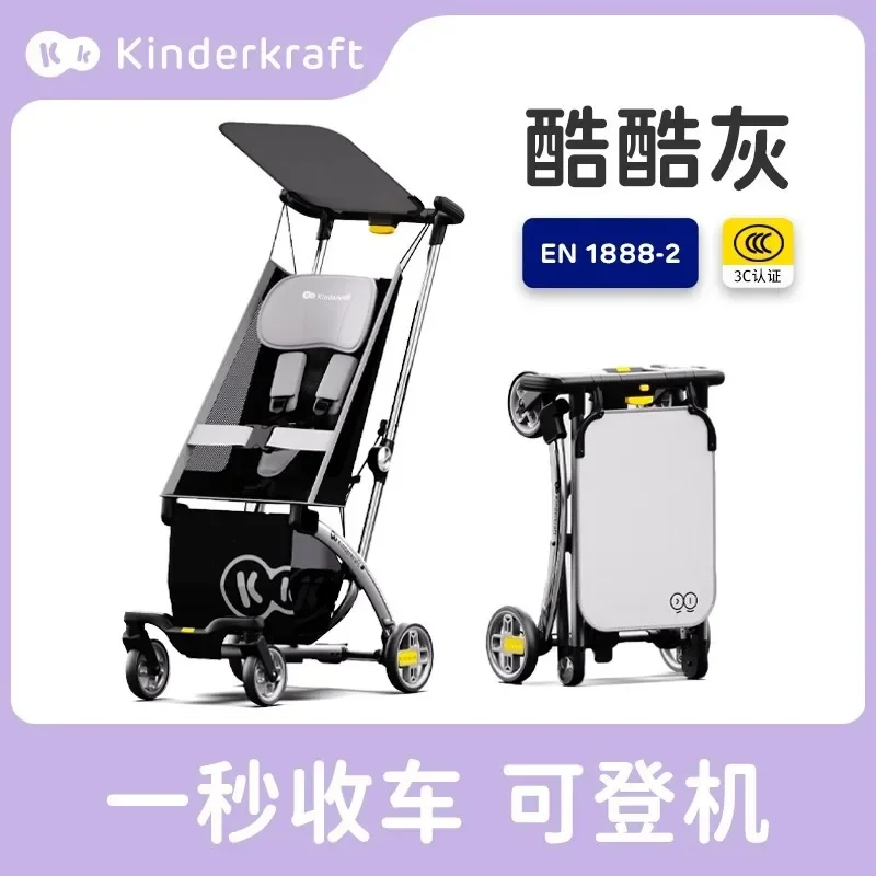 Baby Stroller Children's Walking Tool Lightweight Folding Pocket Cart Child Baby High Landscape Walking Cart