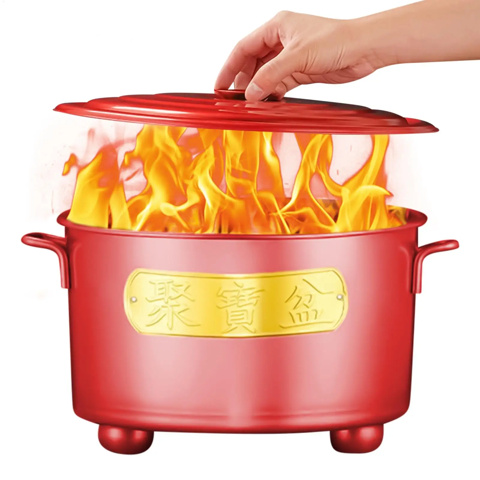 

Бочка для ожогов, термостойкая горелка для ожогов, портативная контейнер для бумажных денег с крышкой для мусора по дереву, сада, двора, фермы, патио