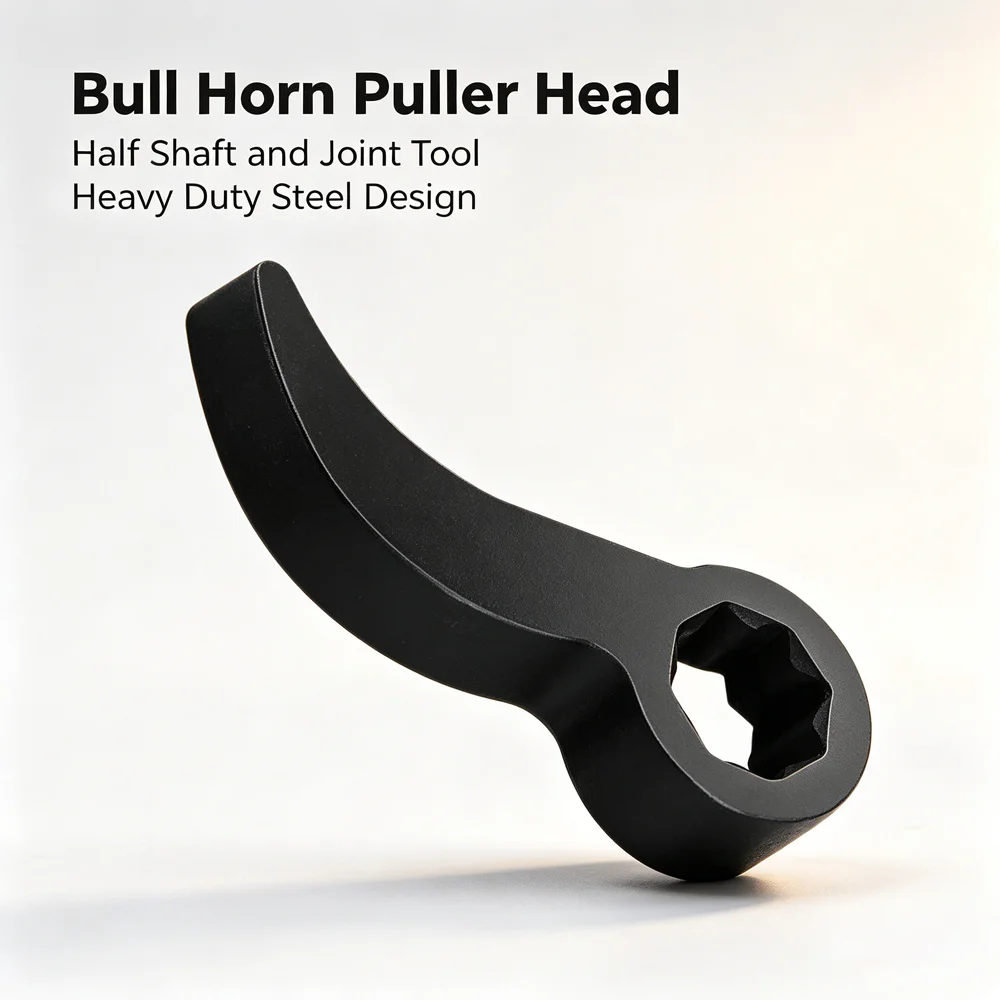 Workshop Auto Tool Ox Horn Hook Socket Wrench Head For Half Shaft Axle Shaft Disassembly Vehicle Chassis Removal Jobs