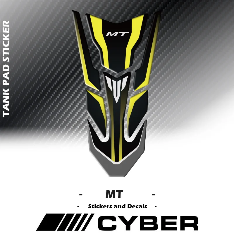 

For YAMAHA MT03 MT07 MT09 MT10 MT125 FZ Motorcycle 3D Fuel Tank Sticker Decal MT LOGO MT-03 MT-07 MT-09 MT-10 SP