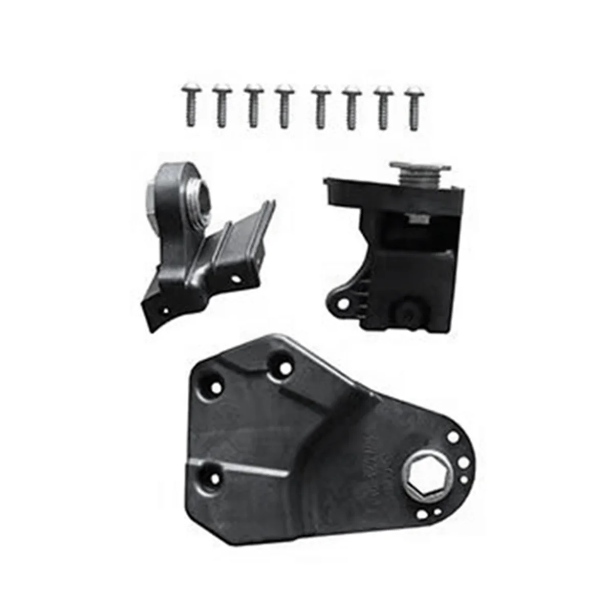 

#355B 1Pair Headlight Bracket Repair Kits for Mercedes Benz E Class (Black)