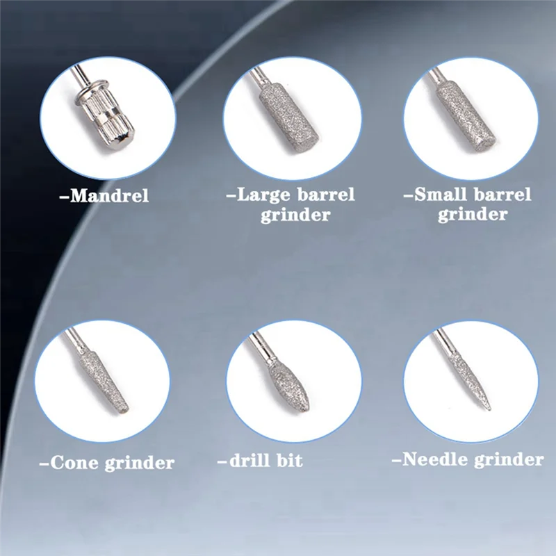 

A63K-45000RPM Electric Nail Drill Machine Rechargeable Nail File Nails Accessories Gel Nail Polish Sander Low Noise