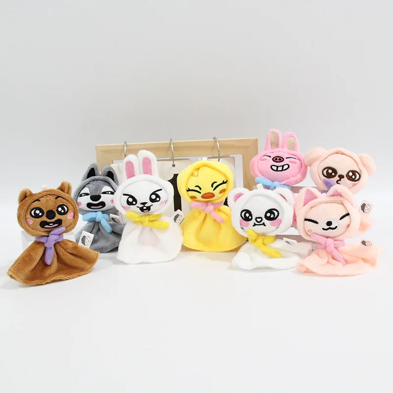 SKZOO Stray Children Plush Toy Keychain Cute Animal Pendant Soft Plush Bag Decoration Ideal Children's Holiday Gift