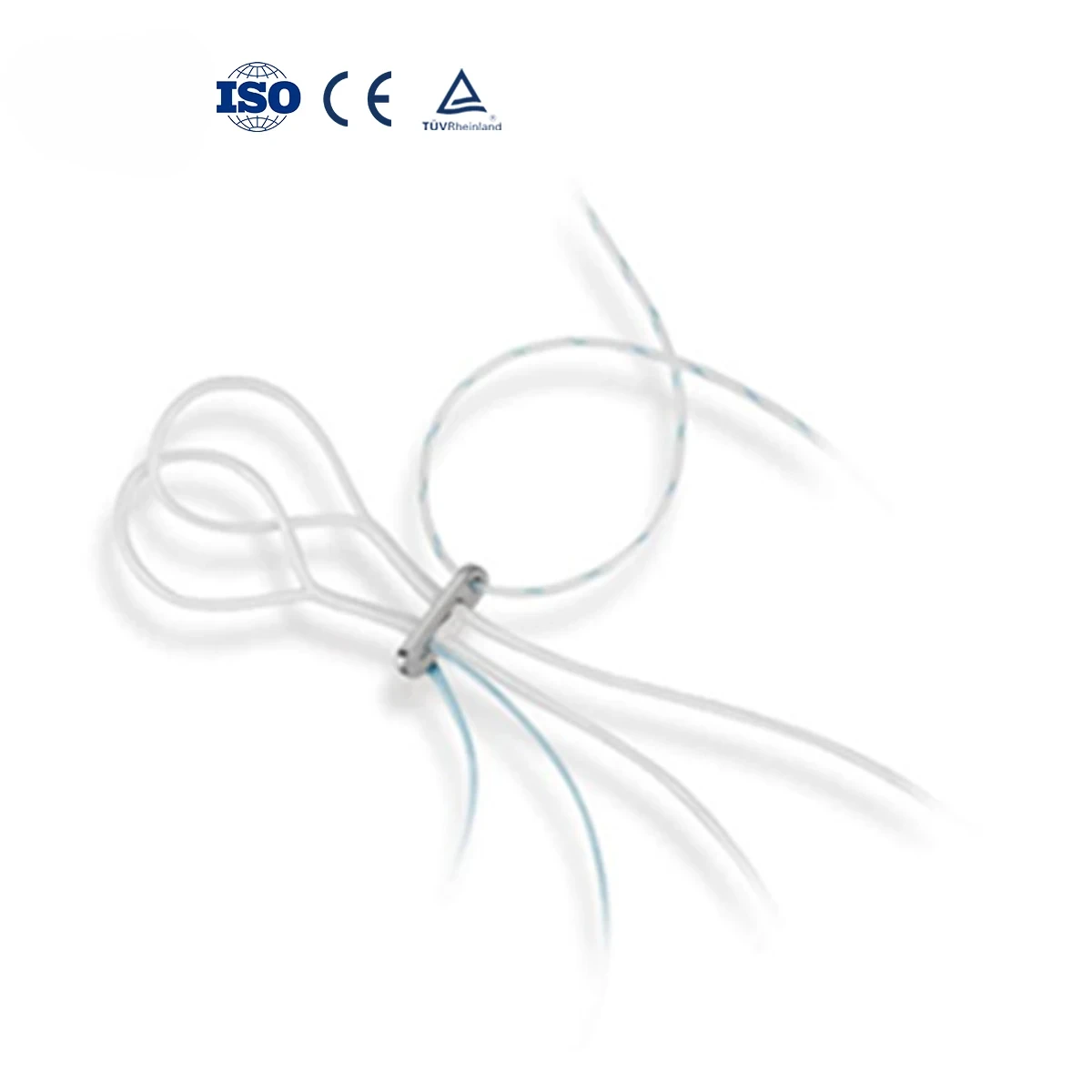 Trauma Sports Medicine Repair Anchor UHMWPE Fiber Medical Suture with Titanium Adjustable Fixation Knotless Button