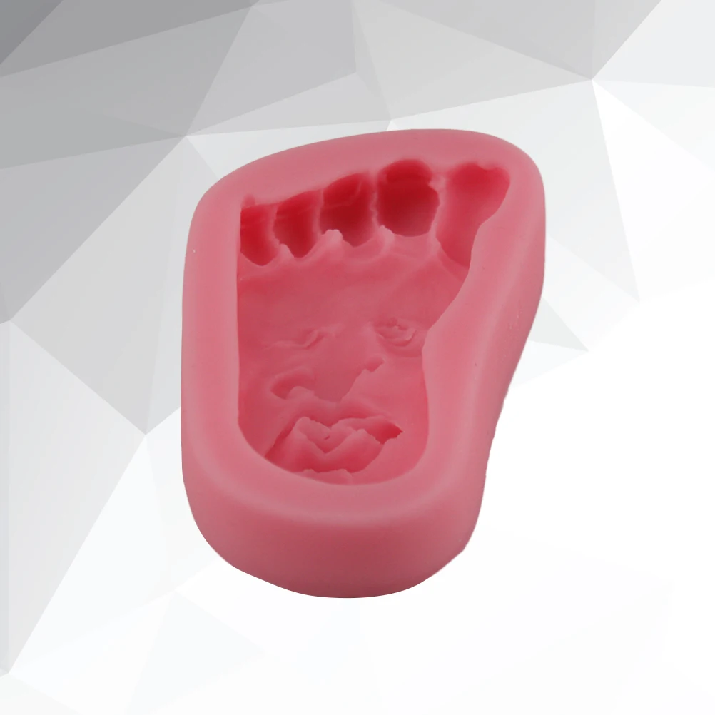 

Silicone Baking Mold Halloween Mask Shape Fondant Cake Chocolate Candy Diy Craft Molds For Party Non-Stick Food Grade