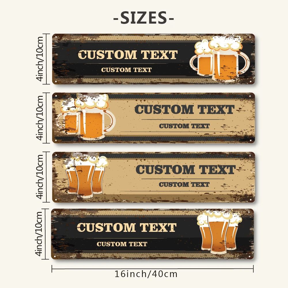 1 customized guide sign Matte matte texture treatment Suitable for long-term outdoor placement and use To metal craft products
