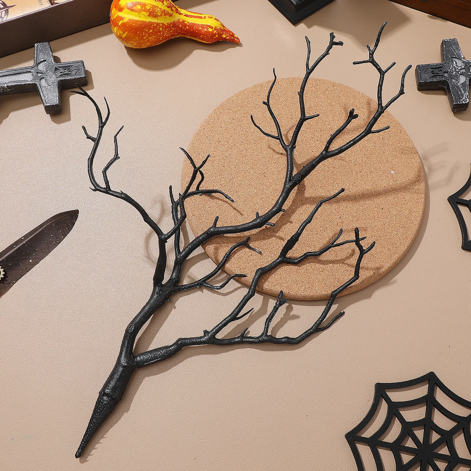 

3Pcs Simulation Coral Branch DIY Antler Hairband Halloween Party Supplies Decorative Plastic Accessories Simulation Coral Branch