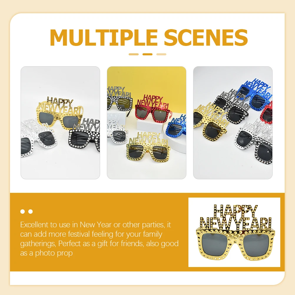 

Funny Glasses Eyeglasses Festival Party Photo Props Happy New Yearparty Eve Fashion Supplies