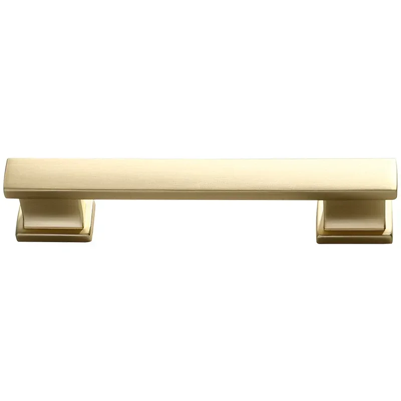 2pcs American Style Closet Pull Handles Gold Long Kitchen Cabinet Door Handles Drawer Knob Cupboard Wardrobe Furniture Pulls
