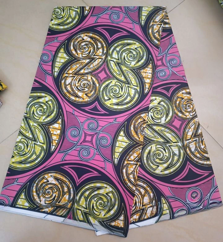 Wholesale price!Guaranteed Veritable African Real Wax Fabric 2023 New High Quality Ankara Wax Pagne Nigeria Women Style Dress