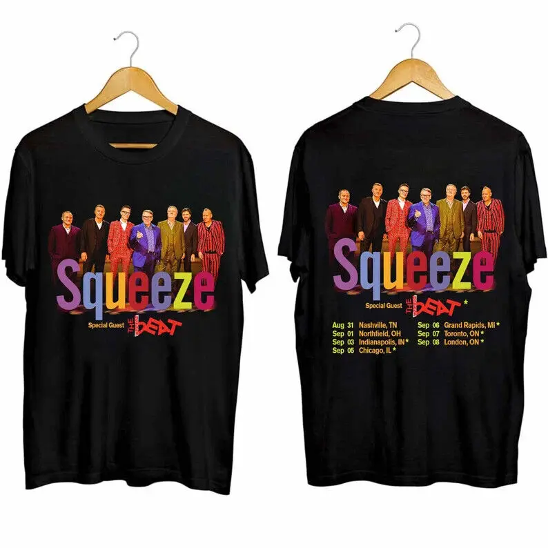 Squeeze 2024 Tour t-Shirt, Squeeze Band Fan Shirt