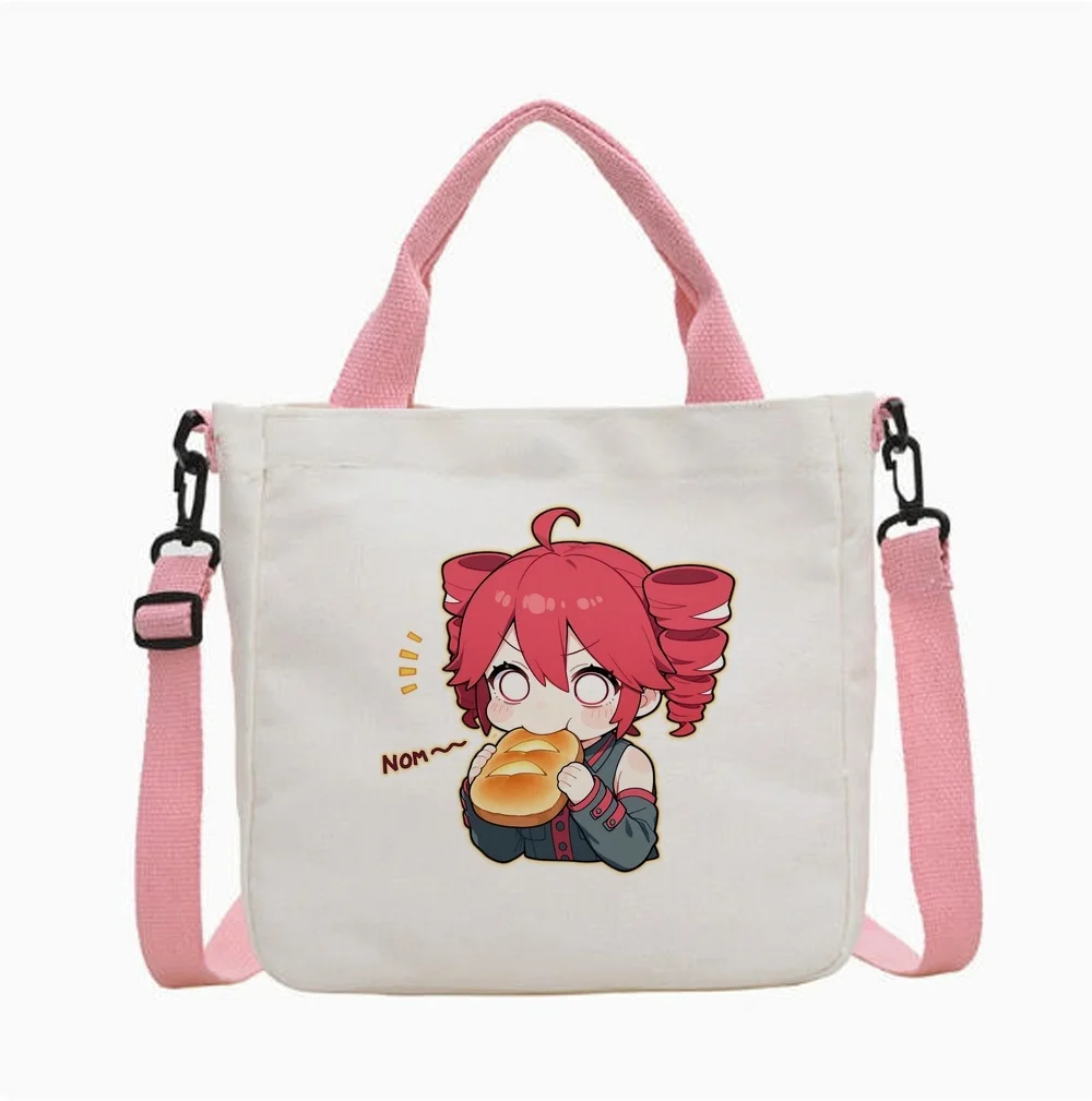 Kasane Teto Tragetasche, Stofftasche, Totebag, Y2K, Einkaufstasche, Canvas, Damen – Detail 1
