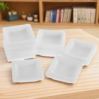 

100Pcs Weigh Boat Reliable Performance Plastic Weighing Dishes Easy to Supplies Weigh Boats Small Weighing Trays