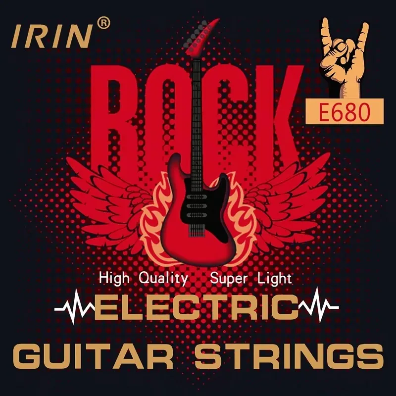 6 Pcs Electric Guitar Strings Classical Guitarra Strings Nickel Alloy Silver Packed In Single Inner Bag Guitar Accessories