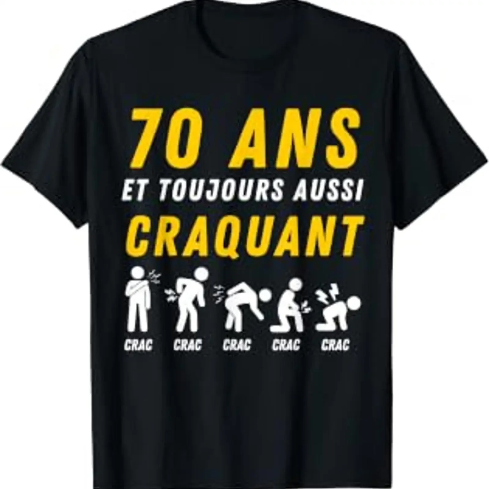 Idea Humour 70th Anniv 1956 Birthday 70 Years Men's T Shirt vintage Washed Unisex Stylish Comfortable Stretched Slightly