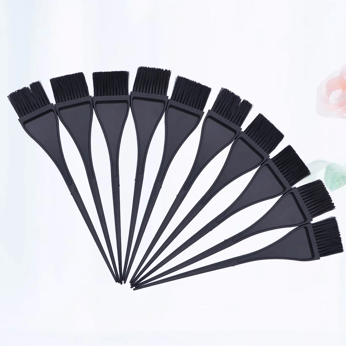 

10Pcs Hair Dye Coloring Color Applicator Tint Brush Hair Oil Treatment Hair Styling Hair Salon Toolsfor Home Barber ( Black )