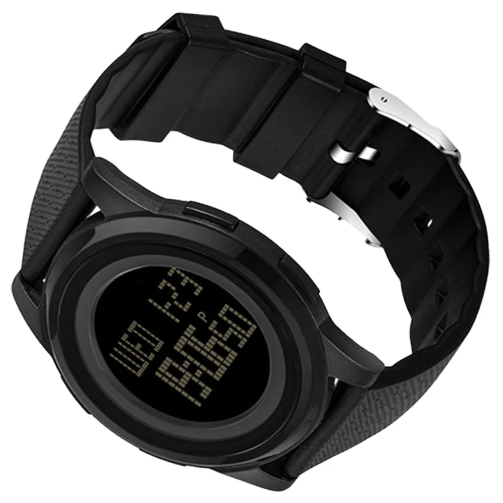 

Waterproof Sports Watch Led Luminous Outdoor Swimming Electronic Watch Fine Workmanship Durable Gift For Men Black