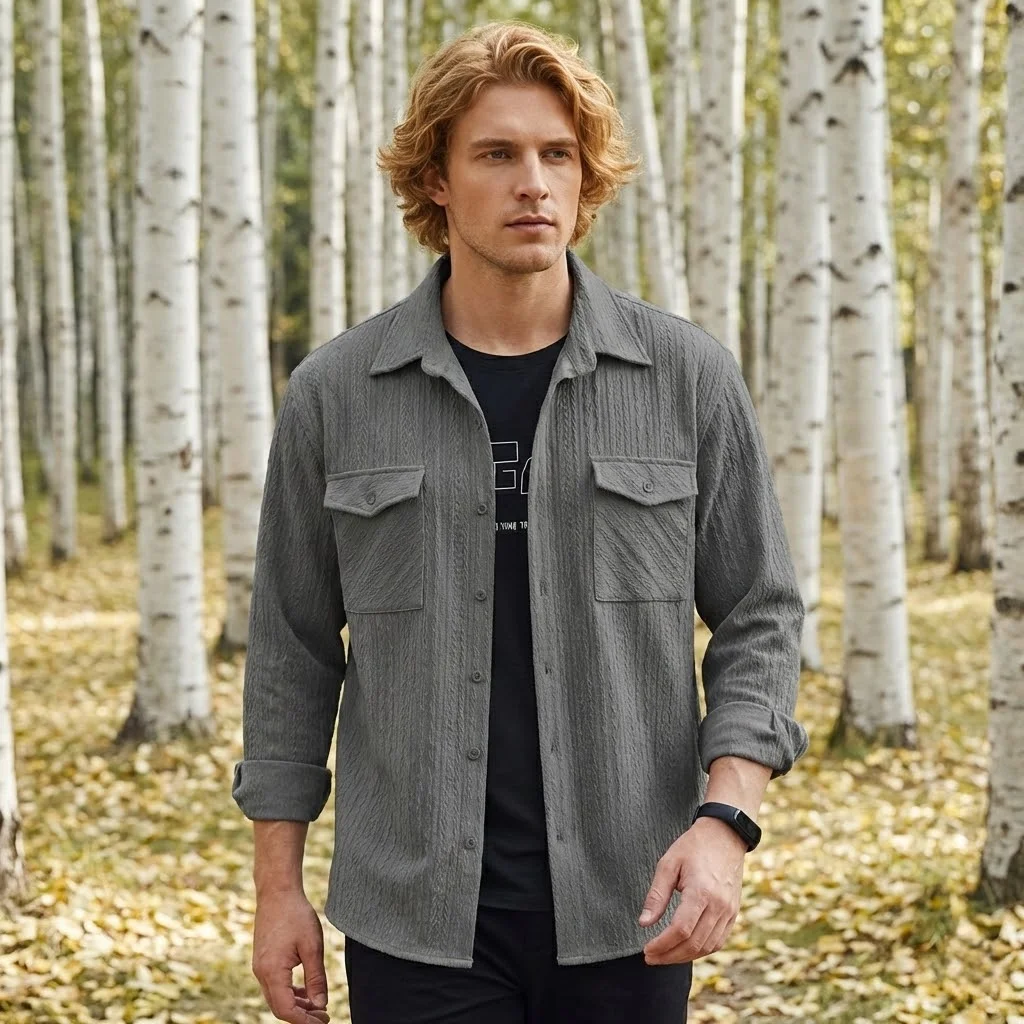 

Men's Classic Shirt Spring Summer New Casual Button Down Top Multi Color Street Style Fashion Cardigan Coat