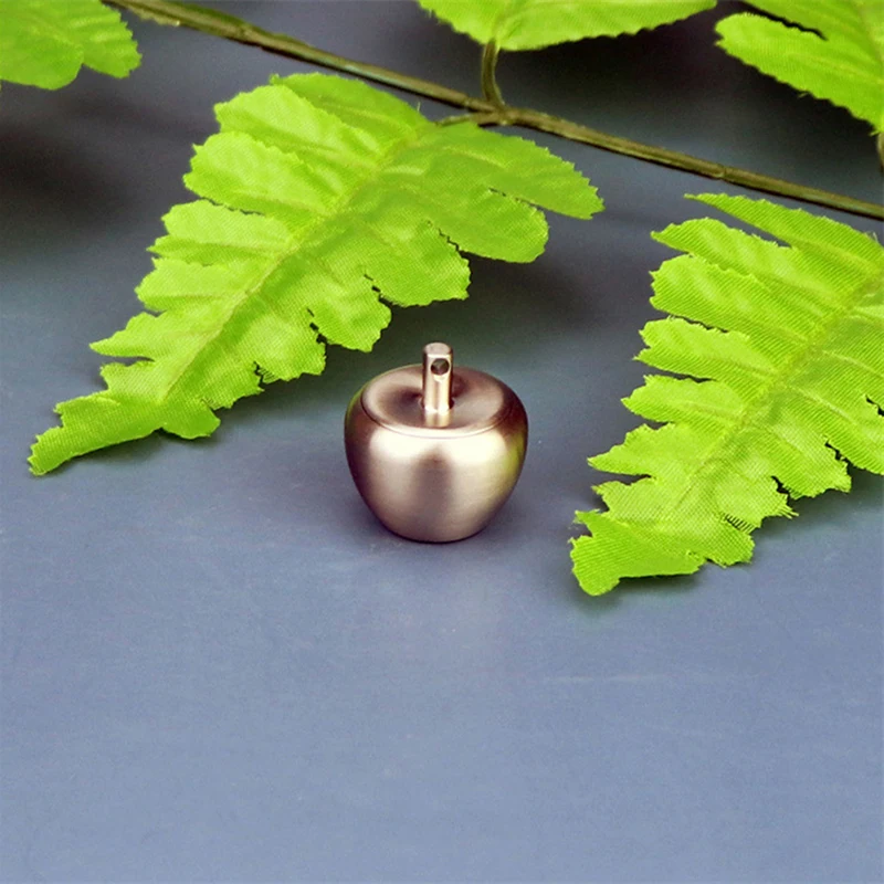 Aluminum Pill Box Apple Shape Delicate Seal Medicine Organizer Box Keychain Outdoor Pocket Pill Waterproof Holder Container