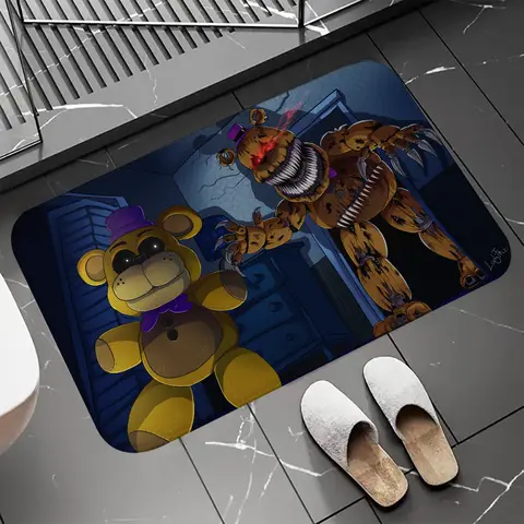 F- Fnaf 카펫 바닥 문짝 매트, 마크로스 거실 의자 러그, 나자르 프렌즈, 도라마 크리스티아노, 호날두, 로트소 선택 은타마