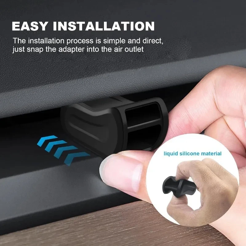 For Tesla MODEL 3 Highland Y Launch 2025 Air Freshener Adapter Air Outlet Aromatherapy Clip Silicone Car Air Vent Fragrance Clip image 4