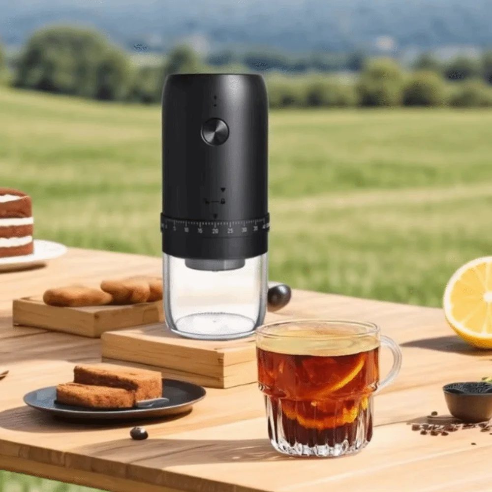 

Беспроводная электрическая кофемолка для кофейных зерен, экономичная регулируемая кофемолка, перезаряжаемая от USB, с фильтром, мельница для кофейных зерен