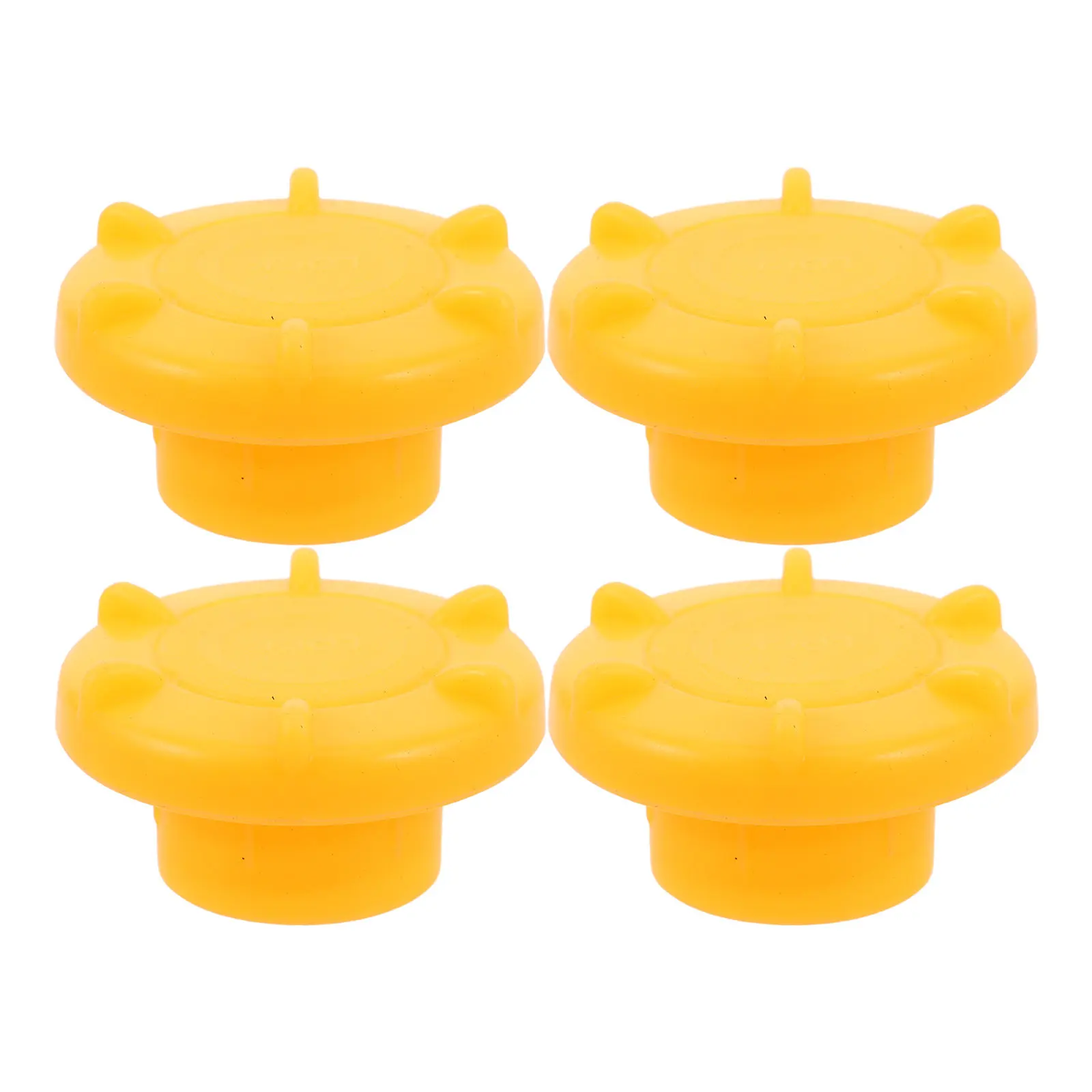 

4Pcs Slide Screw Caps Bright Yellow 3Cm Inner Diameter Plastic Replacement Parts Safety Cover Playground Slide Fixing Screw Caps