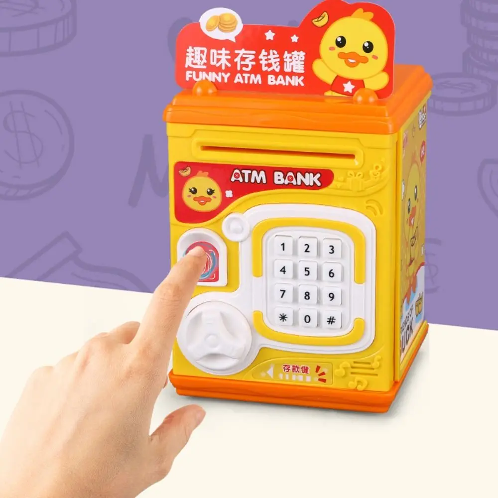 Plastic Electronic Piggy Bank Red Blue Yellow Password Counter Code Password Saving Money Box Electronic Safe Deposit Kid Gifts