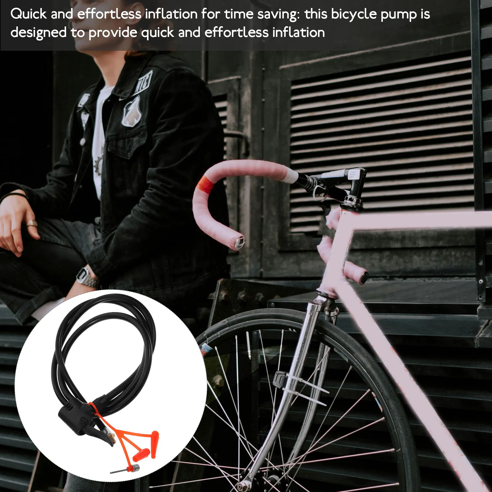 

Anti-freezing Gas Pipe Accessories Extension Tire Inflator Hose Air Bike Pump Plastic Tube Travel