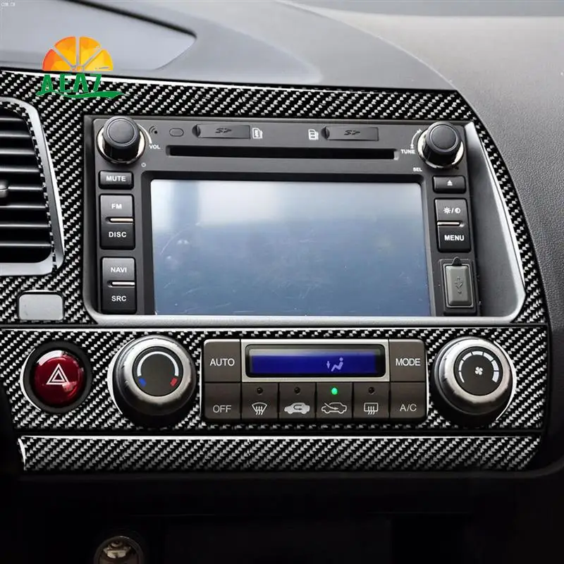 

AEA7-7 шт. внутренняя накладка на приборную панель из углеродного волокна для Honda Civic 8th 2006-2011