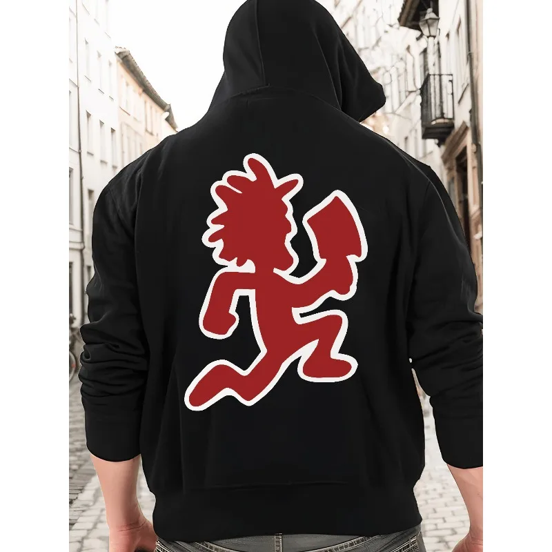 

2025 Autumn and Winter Men's Cotton Fleece Strap Hat Regular Comfortable Fashion Warm Hoodie