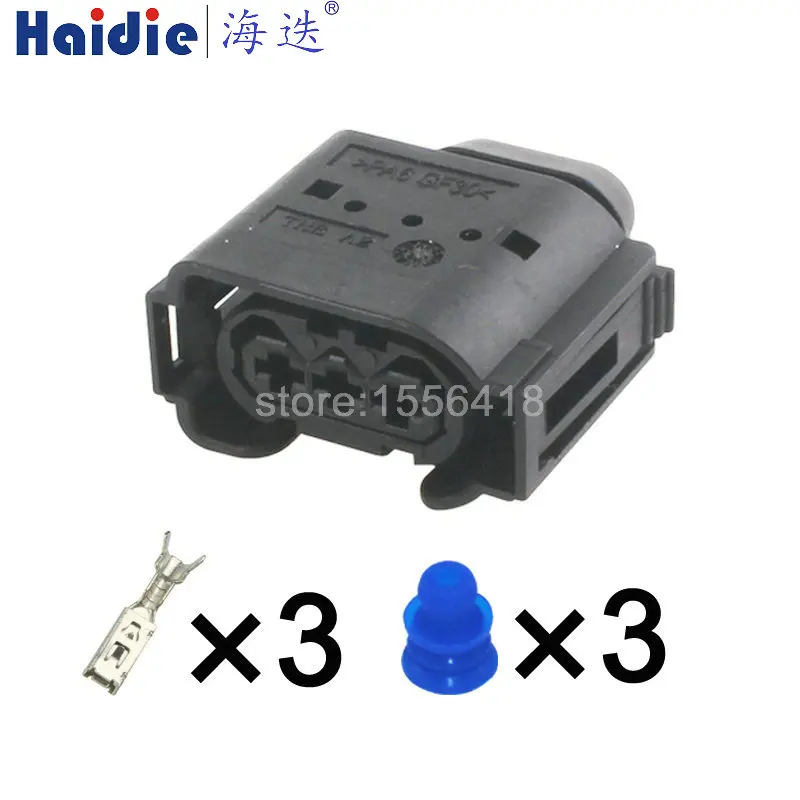 

1-20 sets 3pin plastic housing plug auto wiring harness sealed cable connector 09441351