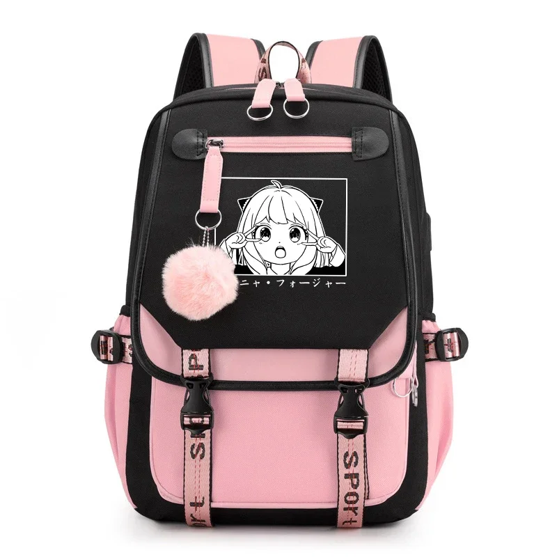 New Anime Anya Forger Backpack Boy Girl School Bag Cute Bag Women Men Travel Bag Laptop Bag Daily Bag