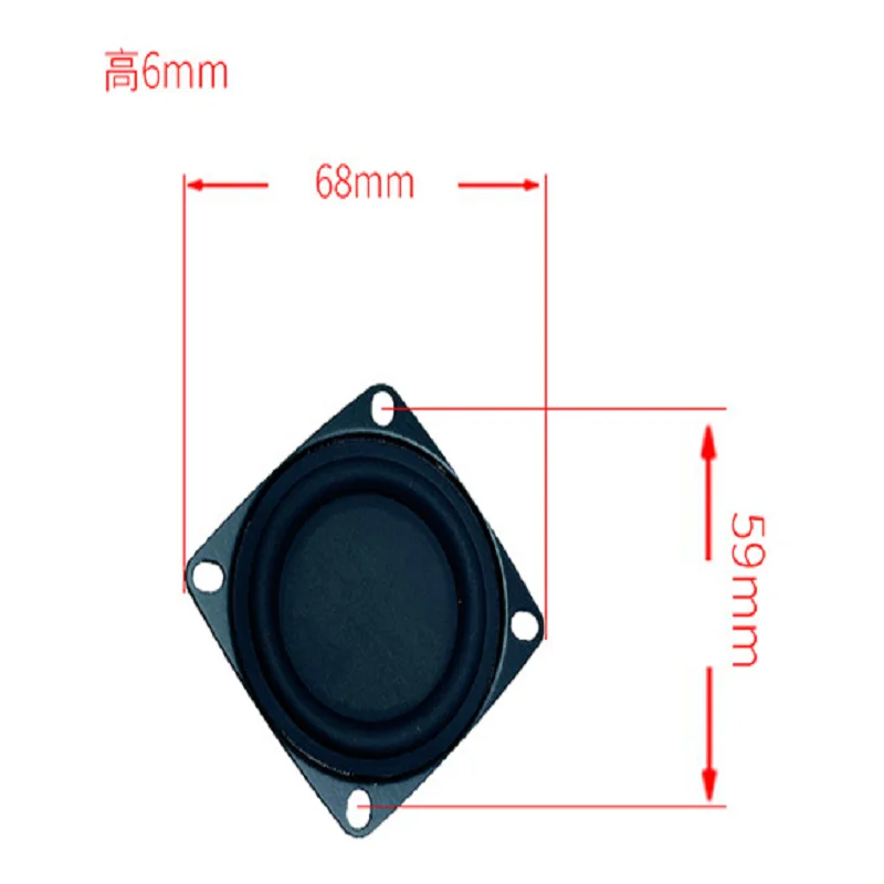 Plaque vibrante de basse de caisson de basses pour haut-parleur Bluetooth, accessoires de bricolage, 2 pouces, 52mm, religions, 2 pouces, 4 pouces, en vente