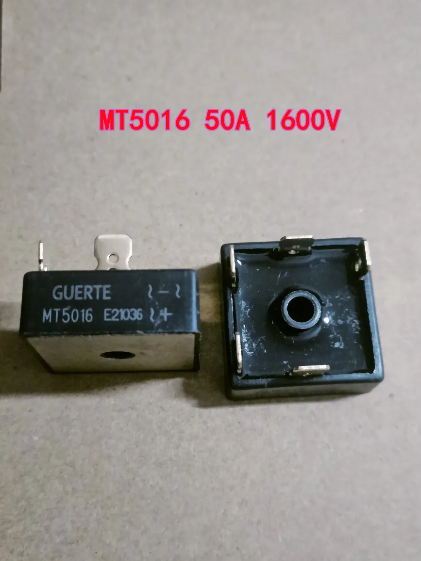 Brand New Three-Phase Rectifier Bridge MT3516 MT5016 5-Pin, Gold-Plated Pins, Pin Length 7mm