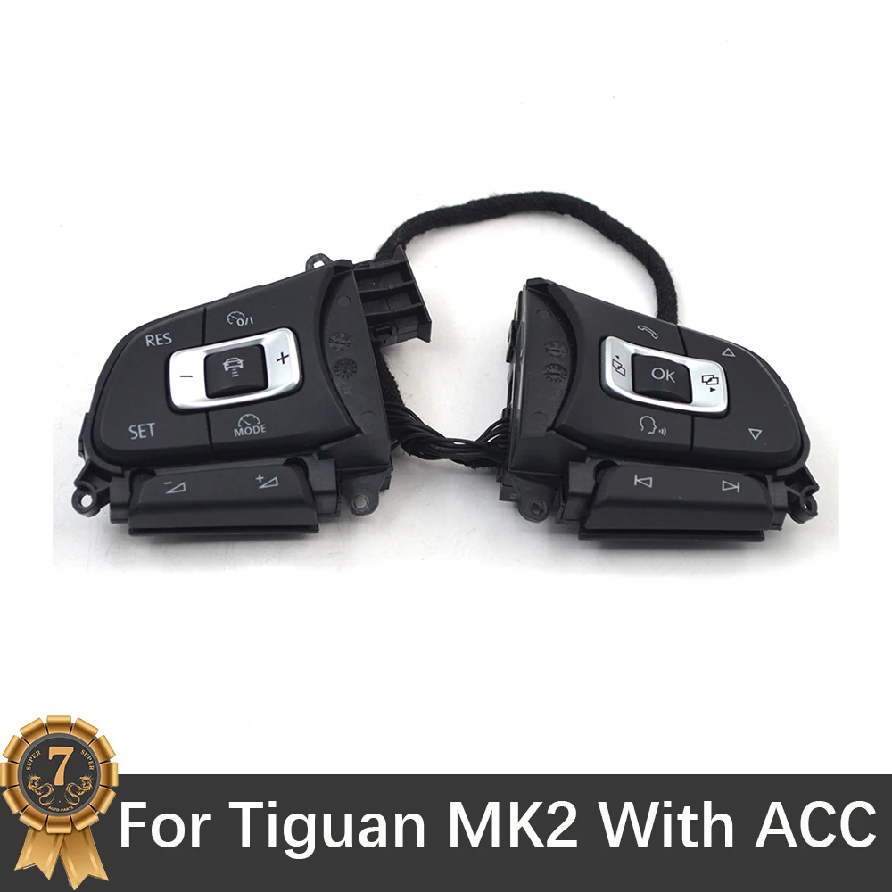 

Кнопка рулевого колеса с кнопкой ACC 5NG959442A 5NG 959 442 A для VW Tiguan MK2