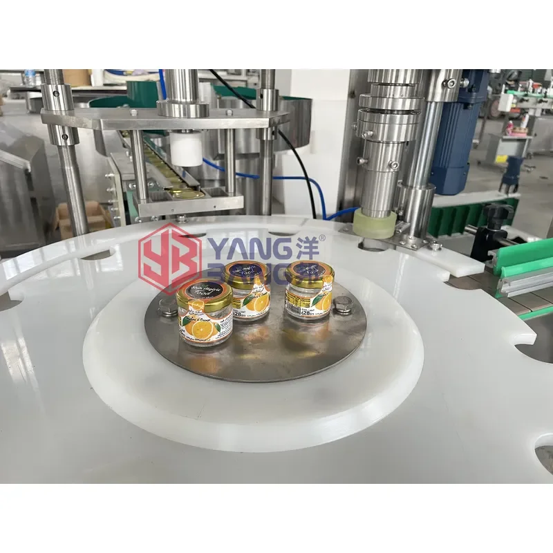 YB-J6B Automatic high temperature viscous jam ketchup filling machine