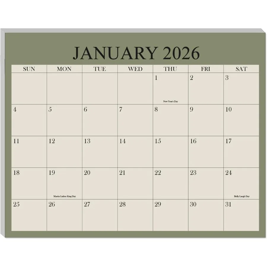 

2026-2027 Magnetic Fridge Calendar - January 2026 Until June 2027 - The Perfect Monthly Refrigerator Calendar With Minimal Desi