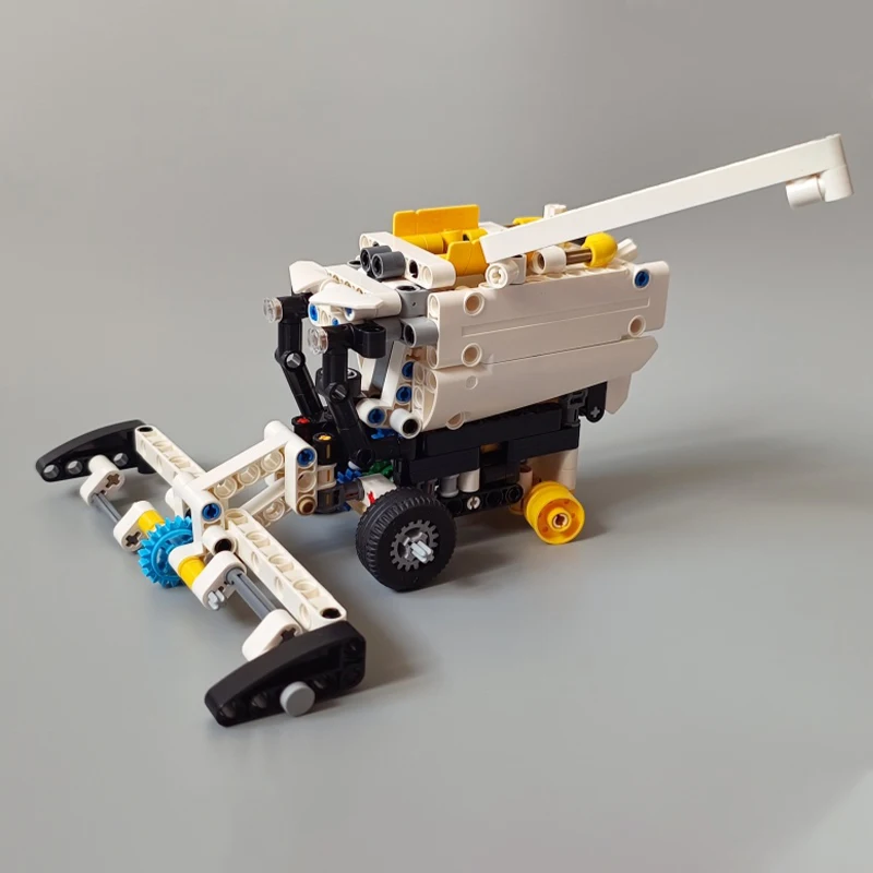 

277 шт. MOC комбинированный комбайн технические строительные блоки DIY фермерский трактор комбайн автомобиль творческая сборка развивающая игрушка