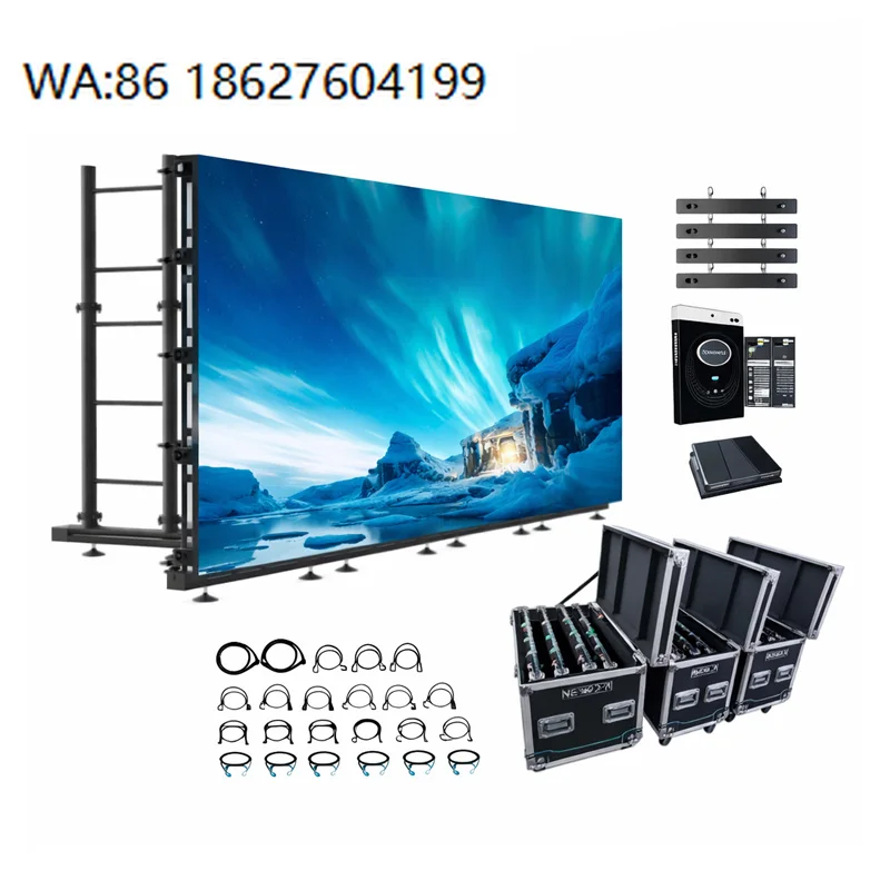 high refresh rate 7680HZ stage background 4m X  Complete System P2 P3 P26 P29 P391 Stage Event Led Display 500mmx500mm Led Pa