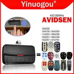 Avidsen 114253 104251 104257 104700 104250 654300 654250 654100 614701 433.92ガレージドアリモコンmhzガレージドアオープナー