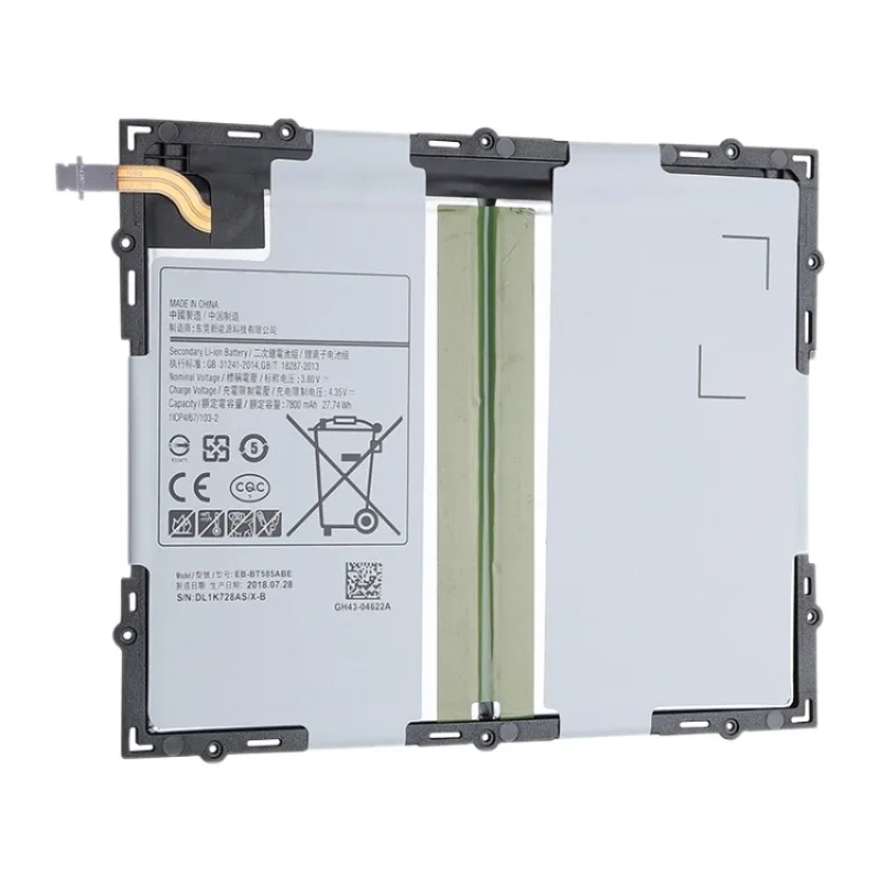 2025 New 7300mAh EB-BT585ABE Replacement Li-Polymer Tablet Battery for Samsung Galaxy Tablet Tab A 10.1 2016