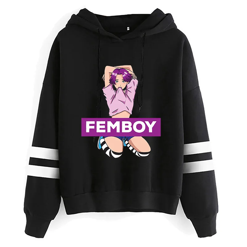 Women Men Funny Y2k Hoodies Fashion Femboy Hooters Sweatshirt Femboys Harajuku Hooded 2000s Vintage Hip Hop Pullovers Streetwear