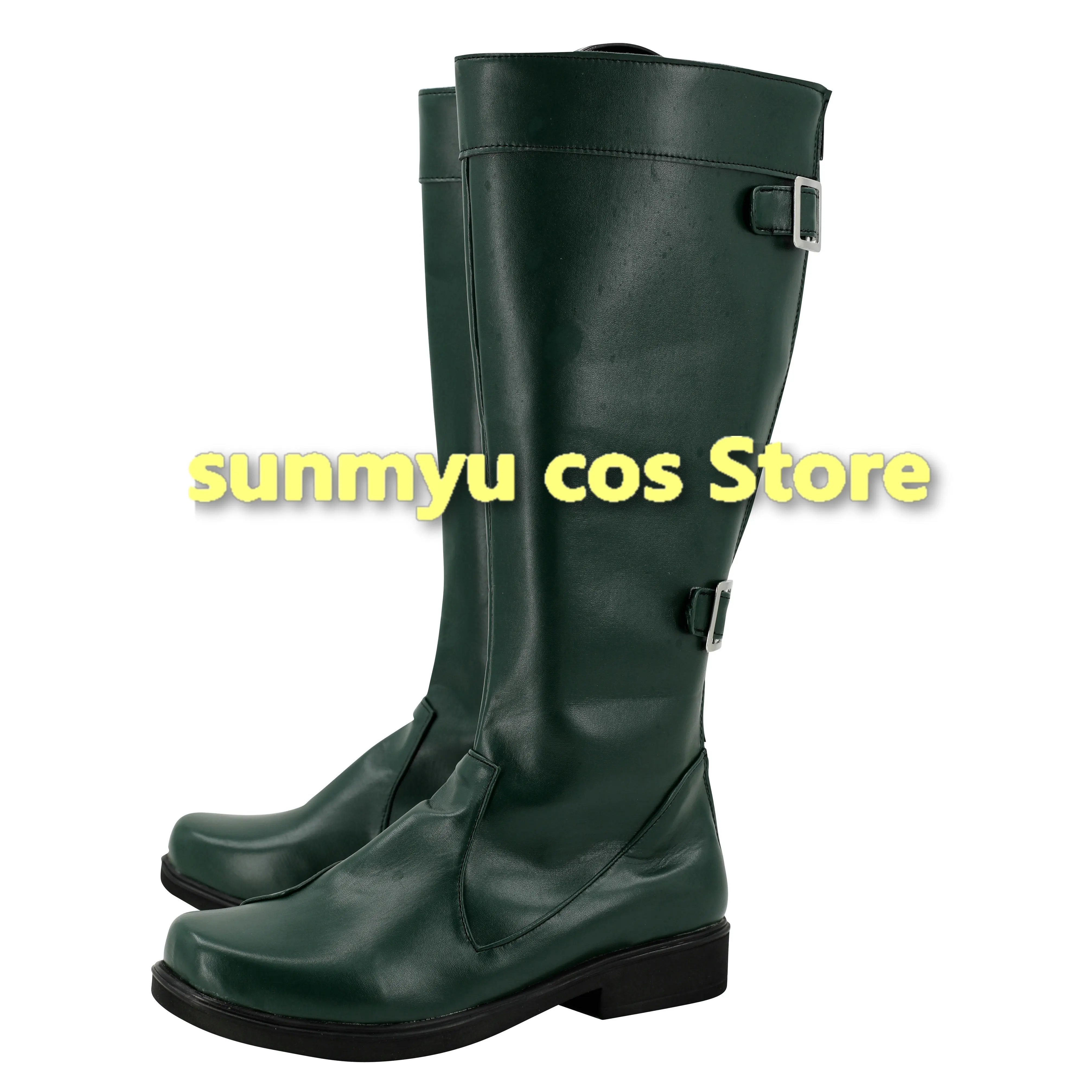 Shin Kamen Rider 2 go Cosplay Dark Green boots Shin 2 go Shoes Custom size