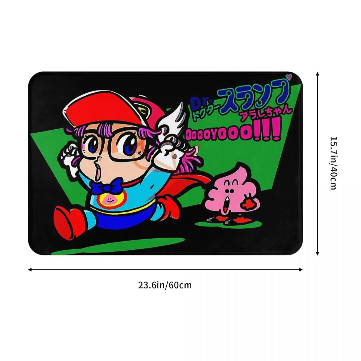 Dr.slump Anime Non-slip Doormat Bath Mat Arale Oooyoo Balcony Carpet Entrance Door Rug Home Decor