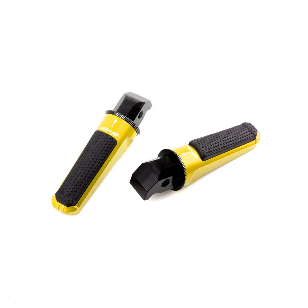 Motorcycle CNC Aluminum Rear Foot Pegs Footrest Passenger Footpegs for HONDA CB600F CB599 600 CB1000R HORNET CB 200 900 400 image 6