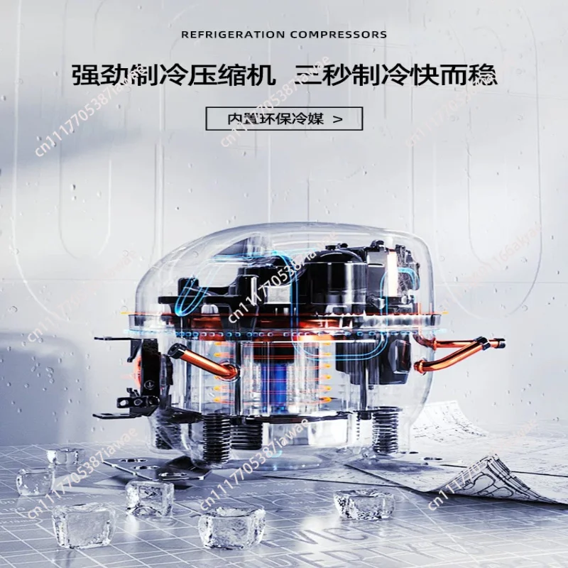 2026 air conditioner integrated without external machine, small installation-free tent lathe, portable mobile mini