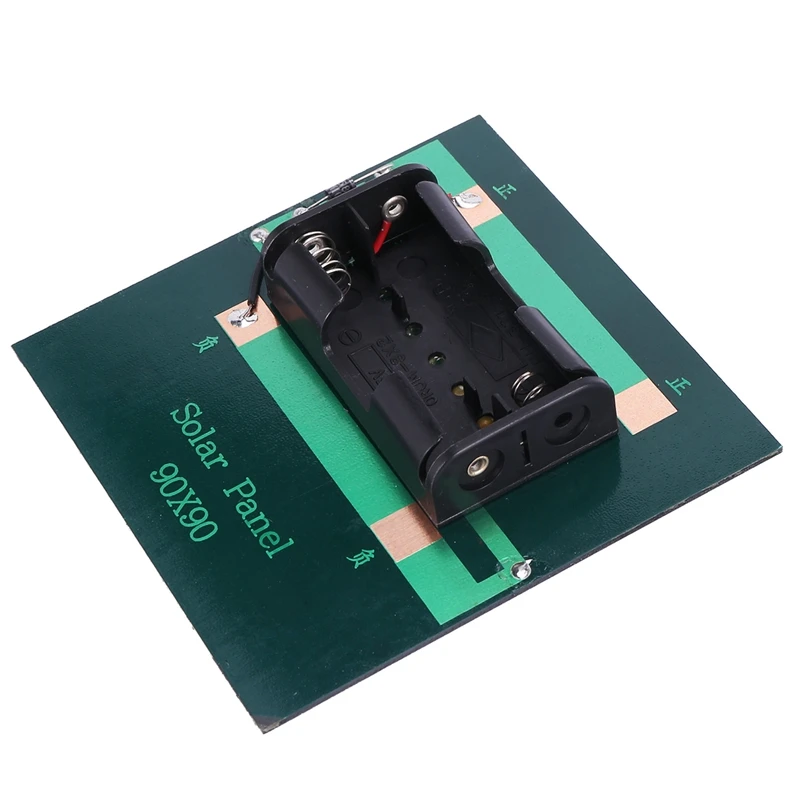 1 Вт, 4 в, перезаряжаемый аккумулятор AA, зарядное устройство на солнечной батарее с основанием для 2 аккумуляторов AA, зарядка напрямую